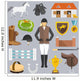 Jockey Icons Flat Wall Mural