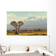 Kilimanjaro Savannah Elephant Wall Mural