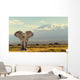 Kilimanjaro Savannah Elephant Wall Mural