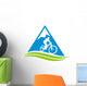 mountain biking ver. 26 Wall Decal