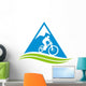 mountain biking ver. 26 Wall Decal