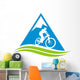 mountain biking ver. 26 Wall Decal