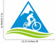 mountain biking ver. 26 Wall Decal