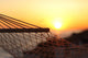 Close Up Of A Hammock On The Beach At Sunset Wall Decal
