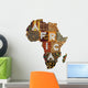 Patchwork Africa Wall Decal