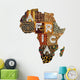 Patchwork Africa Wall Decal