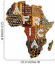 Patchwork Africa Wall Decal