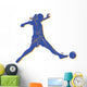 Woman Football Wall Decal