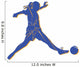 Woman Football Wall Decal
