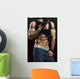 Bodybuilder showing off his abs Wall Mural