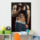 Bodybuilder showing off his abs Wall Mural