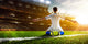 Soccer Player In Action Wall Decal