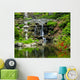 Cascading Waterfall and Pond Wall Mural