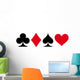 Poker Cards Symbols Wall Decal