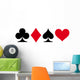 Poker Cards Symbols Wall Decal