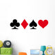 Poker Cards Symbols Wall Decal