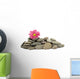 zen / spa stones with flowers Wall Decal