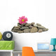 zen / spa stones with flowers Wall Decal