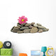 zen / spa stones with flowers Wall Decal