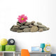 zen / spa stones with flowers Wall Decal