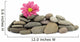 zen / spa stones with flowers Wall Decal
