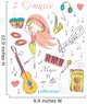 girl and music Wall Mural