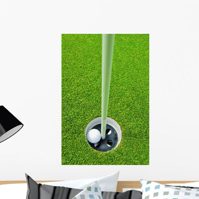 Golf Wall Decal shown on a wall