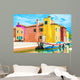Burano Venice Italy Wall Mural