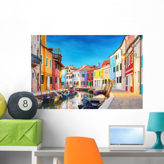 Burano Venice Italy Wall Mural