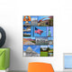 USA photos - travel collage Wall Mural