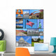 USA photos - travel collage Wall Mural