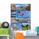 USA photos - travel collage Wall Mural