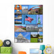 USA photos - travel collage Wall Mural