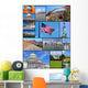 USA photos - travel collage Wall Mural