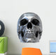 Metallic Skull Wall Decal