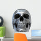 Metallic Skull Wall Decal