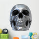 Metallic Skull Wall Decal