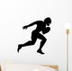 American Football Player Wall Decal