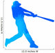 Baseball Player Wall Decal
