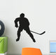 Ice Hockey Player Silhouette Wall Decal