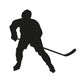 Ice Hockey Player Silhouette Wall Decal