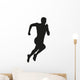 Vector Runner Silhouette Wall Decal