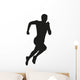 Vector Runner Silhouette Wall Decal