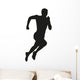 Vector Runner Silhouette Wall Decal