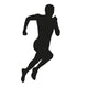 Vector Runner Silhouette Wall Decal