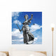 justitia in blue sky Wall Mural