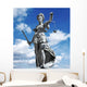 justitia in blue sky Wall Mural