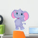 Cute Elephant Wall Decal