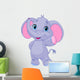 Cute Elephant Wall Decal