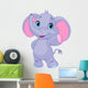 Cute Elephant Wall Decal